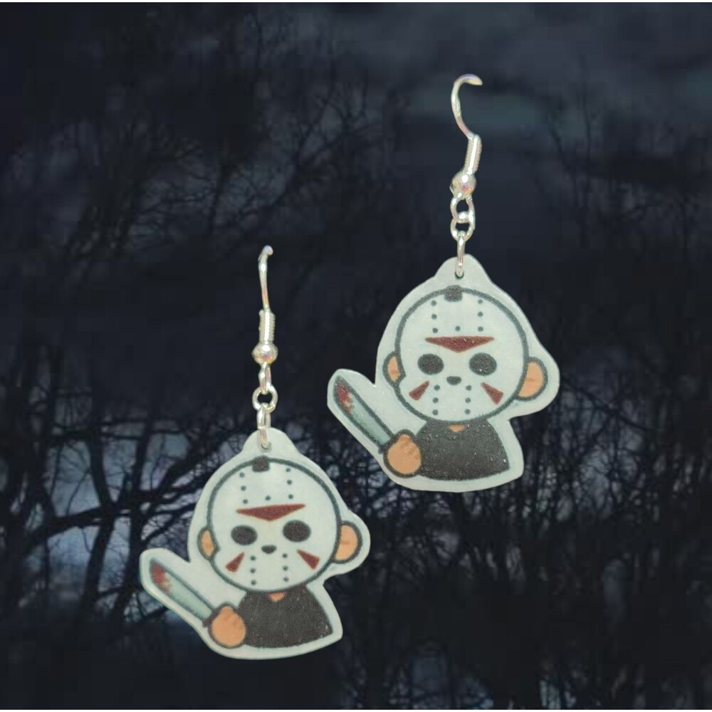 Friday the 13th Jason Earrings